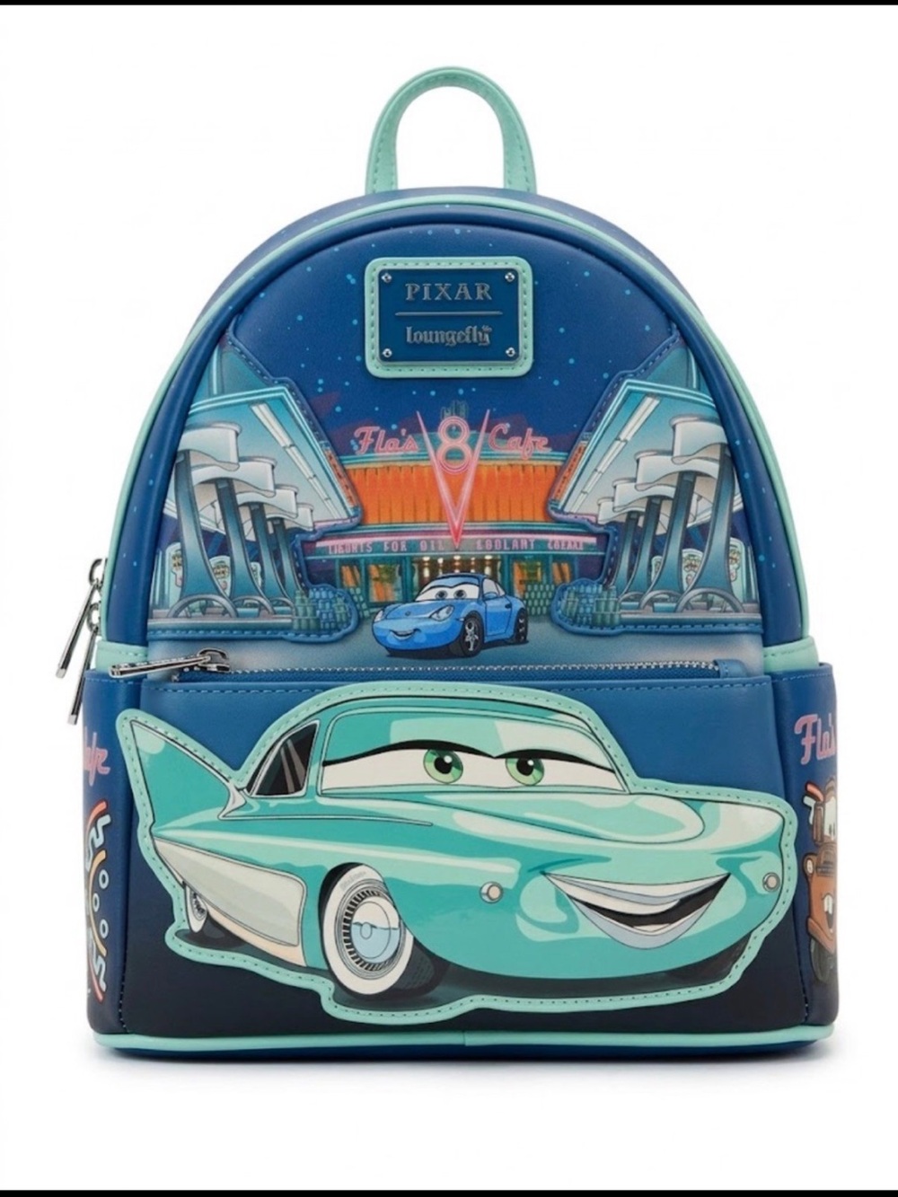 Loungefly Pixar Cars Flo Mini Backpack